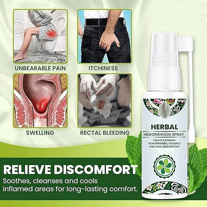 100% Natural Herbal Hemorrhoids Spray