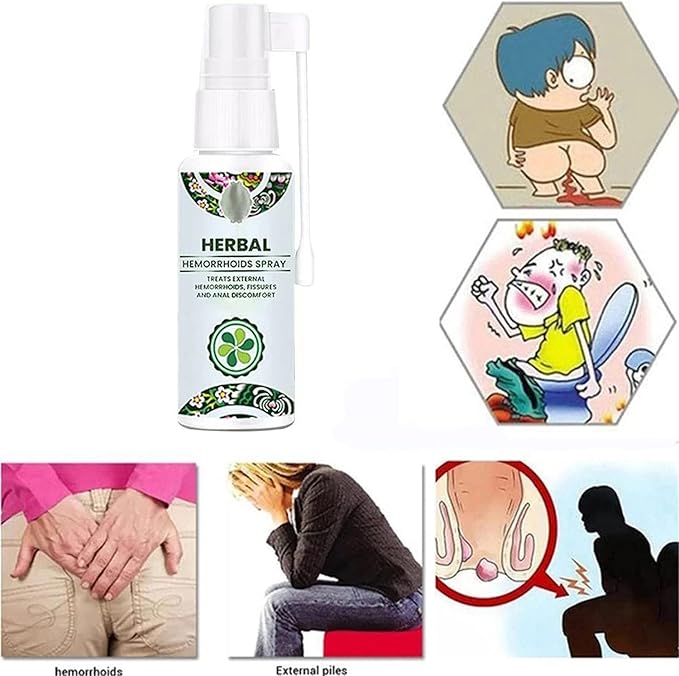 100% Natural Herbal Hemorrhoids Spray