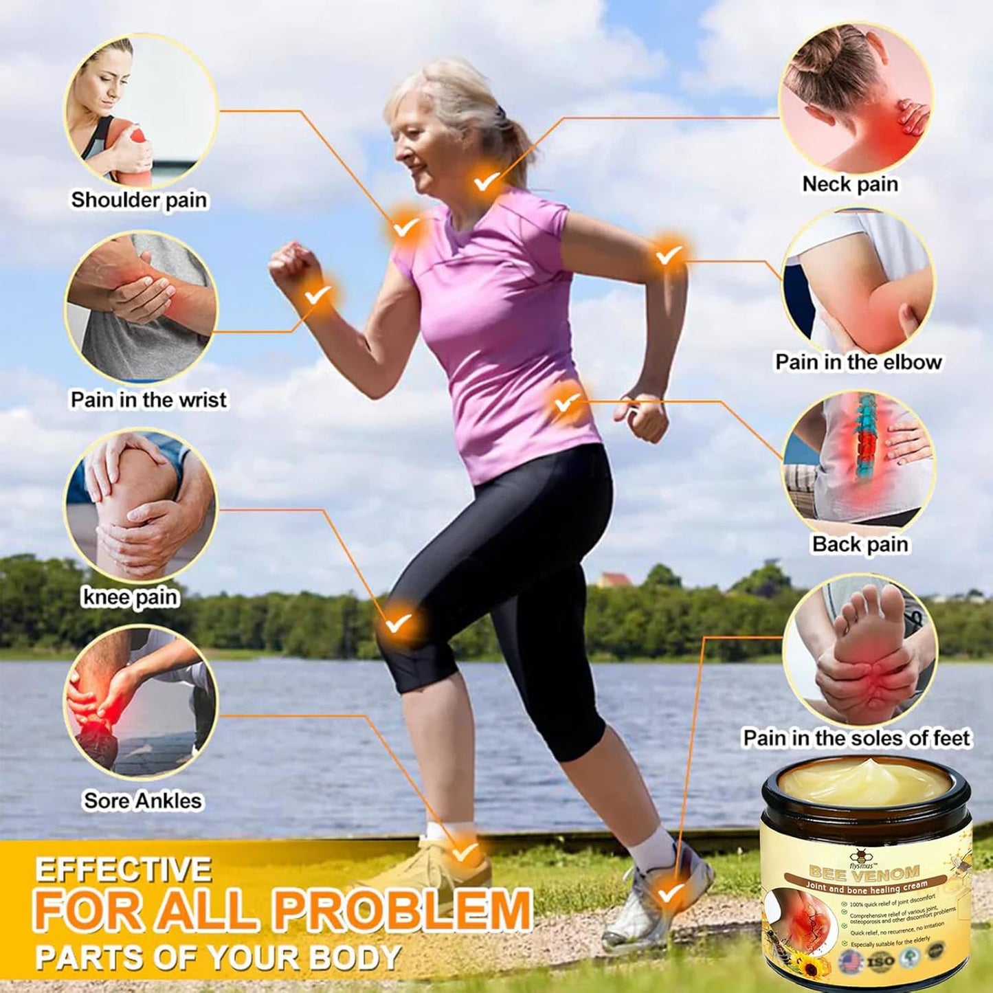 Bee Venom Pain-Relief Bone Healing Cream (BUY 1 GET 1 FREE)
