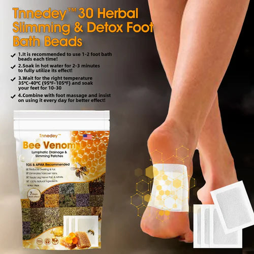 🌿Bee Venom Lymphatic Drainage & Slimming Foot Patches 👣