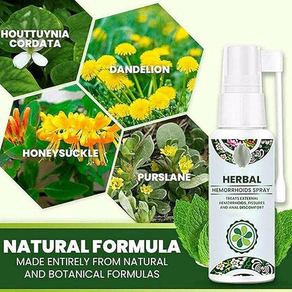 100% Natural Herbal Hemorrhoids Spray